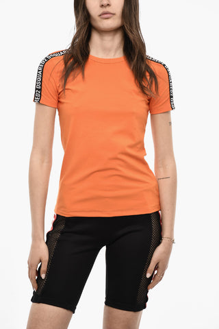 UNDERWEAR Solid Color T-shirt With Logoed Bands