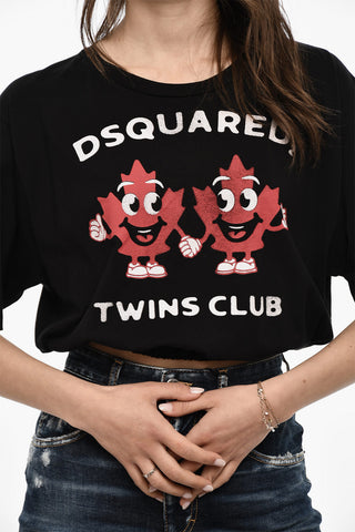 Cropped Crew-neck T-shirt