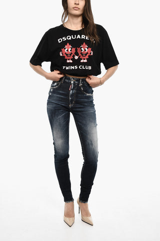 Cropped Crew-neck T-shirt