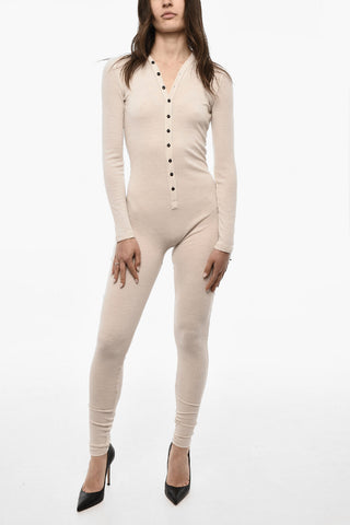 UNDERWEAR Pigiama Jumpsuit Con Bottoni