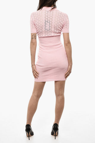 Vestito Polo Corto In Macramé
