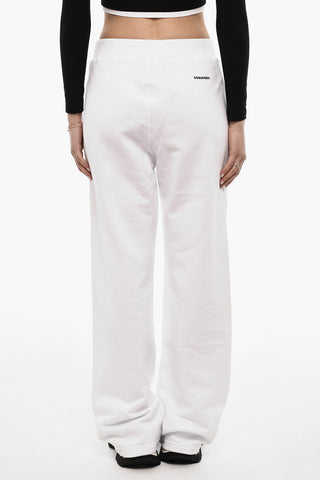 Joggers In Cotone Garzato A Vita Alta