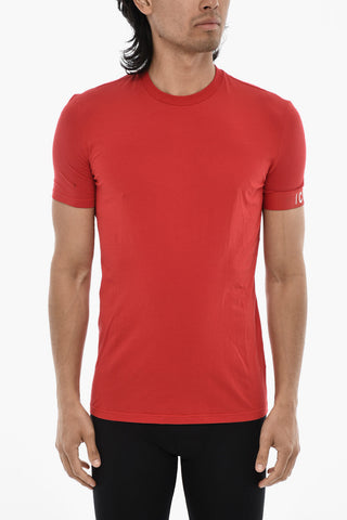 Solid Color Underwear Crew-neck T-shirt