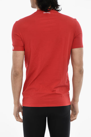 Solid Color Underwear Crew-neck T-shirt