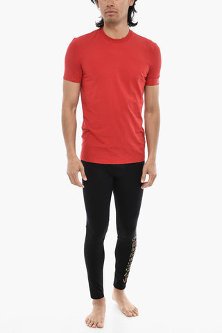 Solid Color Underwear Crew-neck T-shirt