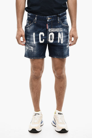 Distressed ICON DAN COMMANDO Shorts