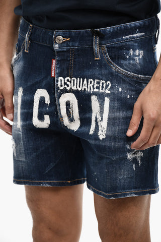 Distressed ICON DAN COMMANDO Shorts
