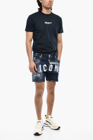 Distressed ICON DAN COMMANDO Shorts