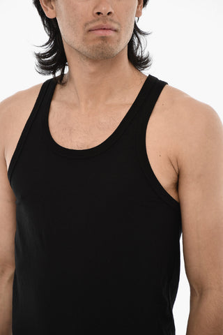 Solid Color Underwear Tank top with Monogram