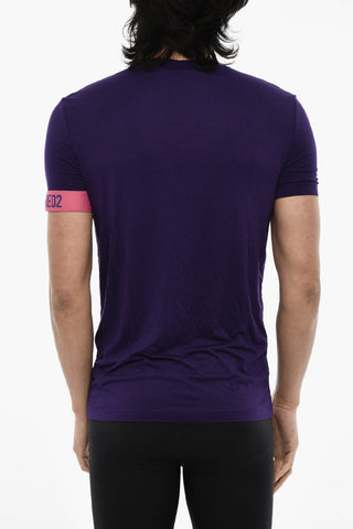 T-shirt Scollo a V Underwear Elasticcizzata