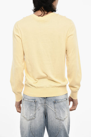Maglia Leggera In Cotone con Scollo a V
