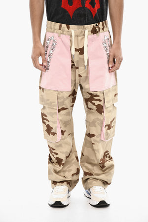 카모플라주 카고 팬츠 맥시 주얼 포켓