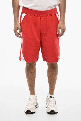 Cotton Shorts with Contrasting Side bands