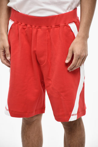 Cotton Shorts with Contrasting Side bands