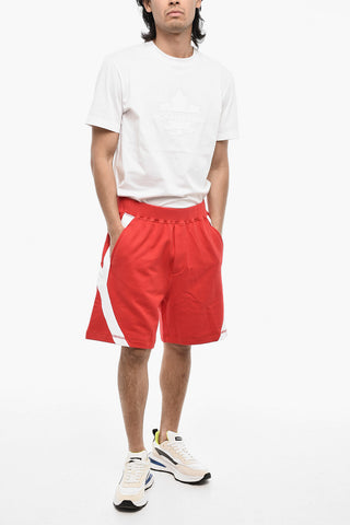 Cotton Shorts with Contrasting Side bands