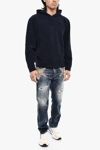 Terry Cotton Hoodie with Monogram