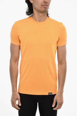 Solid Color Underwear Crew-neck T-shirt