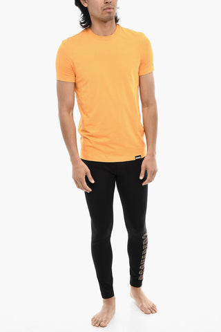 Solid Color Underwear Crew-neck T-shirt