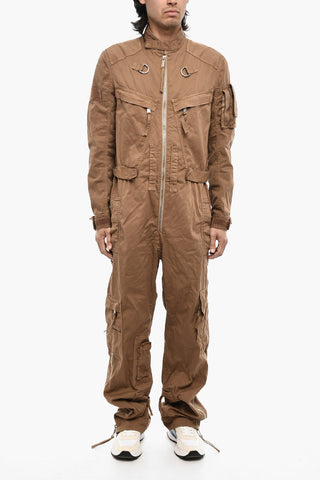 Jumpsuit a Tinta Unita In Twill Utility