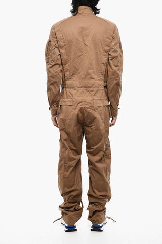 Jumpsuit a Tinta Unita In Twill Utility