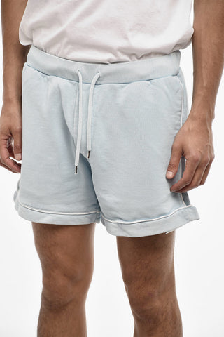 Cotton Shorts with Contrasting Side bands