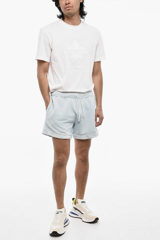 Cotton Shorts with Contrasting Side bands