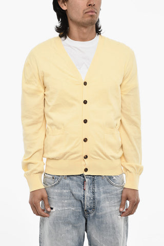 V-Neck Lightweight Cardigan with Breast Pocket