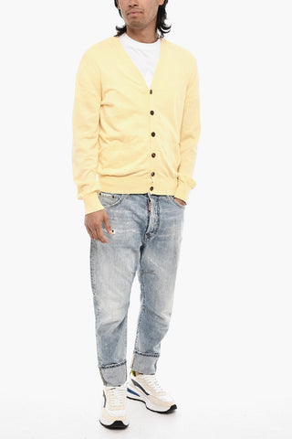 V-Neck Lightweight Cardigan with Breast Pocket