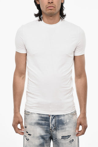 Solid Color Cotton Underwear Crew-neck T-shirt