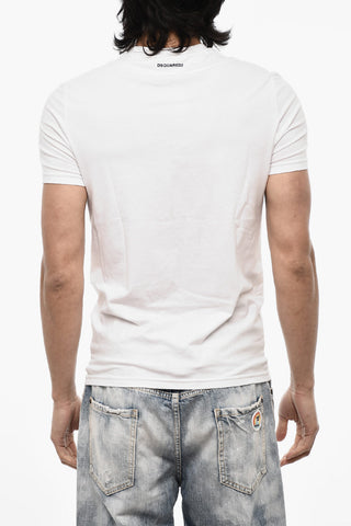 Solid Color Cotton Underwear Crew-neck T-shirt