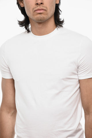 Solid Color Cotton Underwear Crew-neck T-shirt