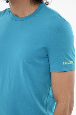 Cotton Underwear Crew-neck T-shirt with Logo
