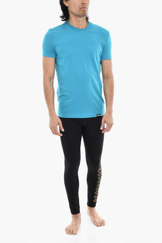 Cotton Underwear Crew-neck T-shirt with Logo