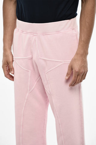 Joggers In Cotone a Tinta Unita con Logo