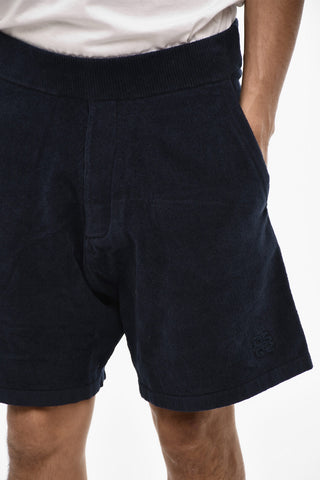 Terry Cotton Shorts with Ton on Ton Monogram