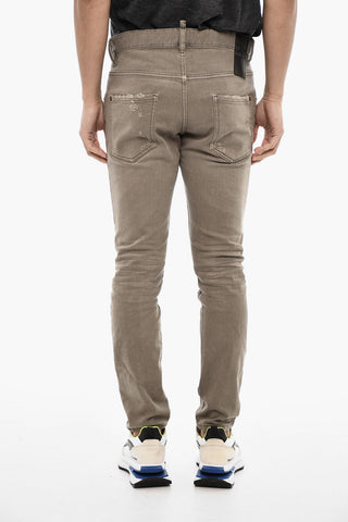 Jeans Effetto Vintage a Vita Regolare