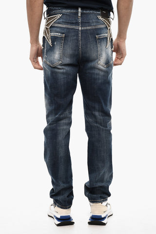 Regular Fit Jeans With Jewels