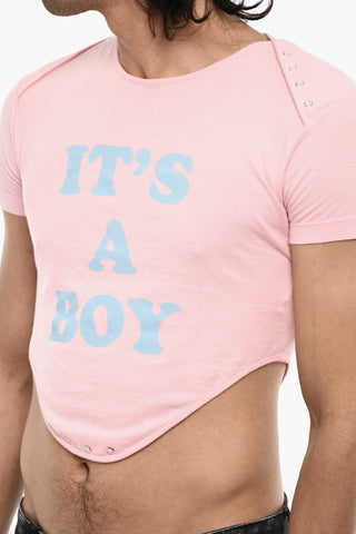 Cropped Crew-neck T-shirt