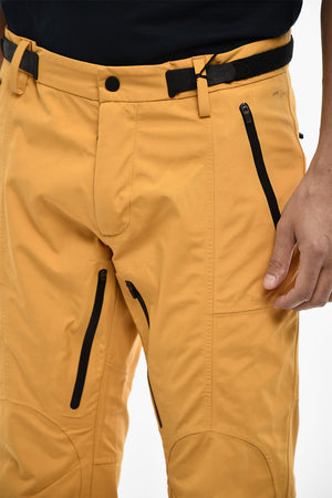 Pantaloni Casual In Nylon Con Dettagli a Contrasto