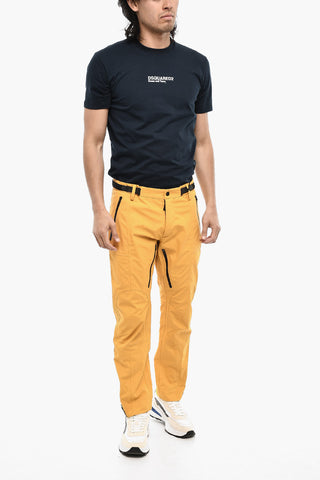 Nylon Casual Trousers With Contrast Details