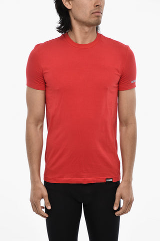 Solid Color Underwear Crew-neck T-shirt