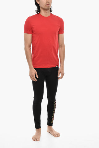 Solid Color Underwear Crew-neck T-shirt