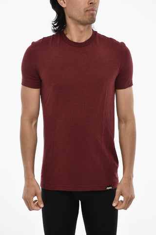 Solid Color Underwear Crew-neck T-shirt