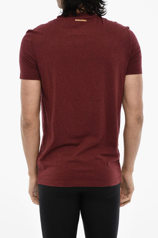 Solid Color Underwear Crew-neck T-shirt