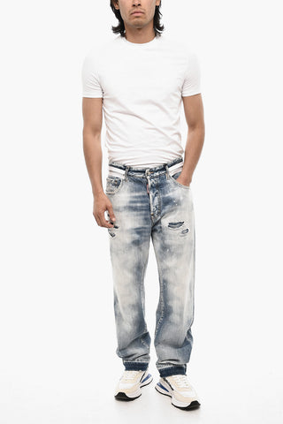 Baggy Fit Regular Waist Distressed Jeans