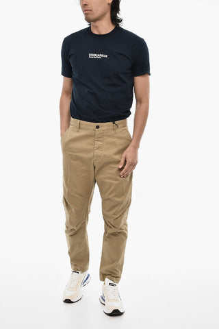 Pantaloni Chino SEXY In Twill di Cotone