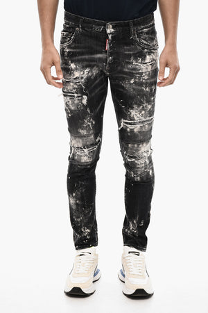 Jeans SUPER TWINKY Distressed Effetto Acid Wash