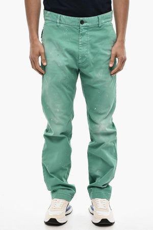 Chinohose Mit Vintage-Effekt Und Aufgesetzten Taschen