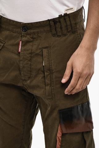 Cotton Cargo Pants with Coated Cotton Pockets
