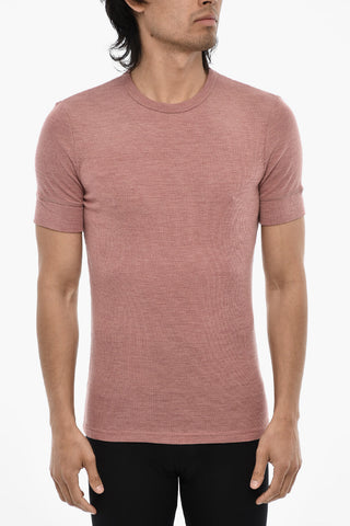 Ribbed Underwear Crew-neck T-shirt